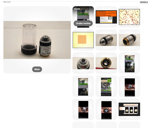 Objectif microscope olympus - microscope,